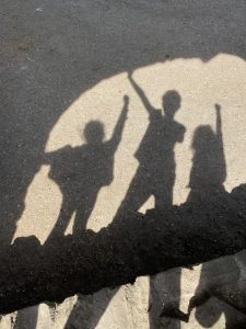 shadows of children 