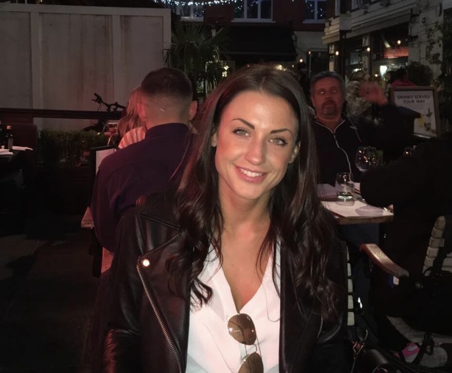 lady at dinner